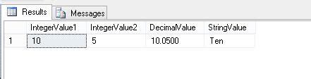 sql server basics declaring multiple variables   single