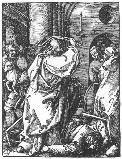 Christ Driving the Merchants from the Temple, 1511 - Albrecht Durer ...