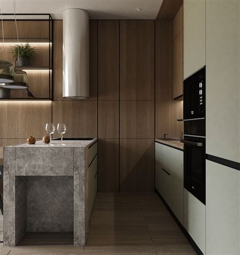Modern apartment 50 sqm :: Behance