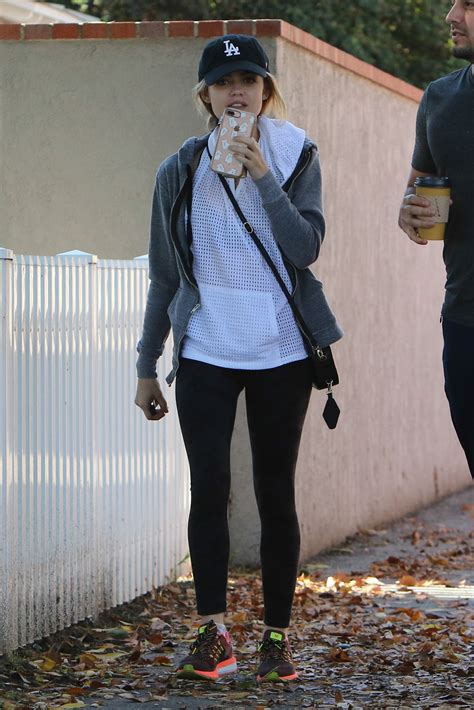 LUCY HALE at Aroma Cafe in Studio City 11/22/2016 – HawtCelebs