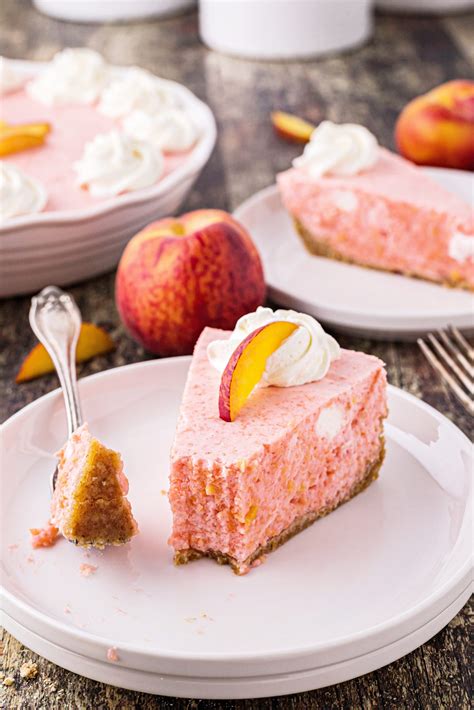 Peach Chiffon Pie - Bunny's Warm Oven
