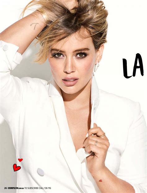 Hilary Duff - Cosmopolitan Magazine Australia April 2017 Issue • CelebMafia