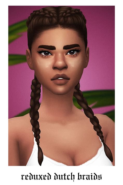 Sims 4 cc hair braids - rettricks