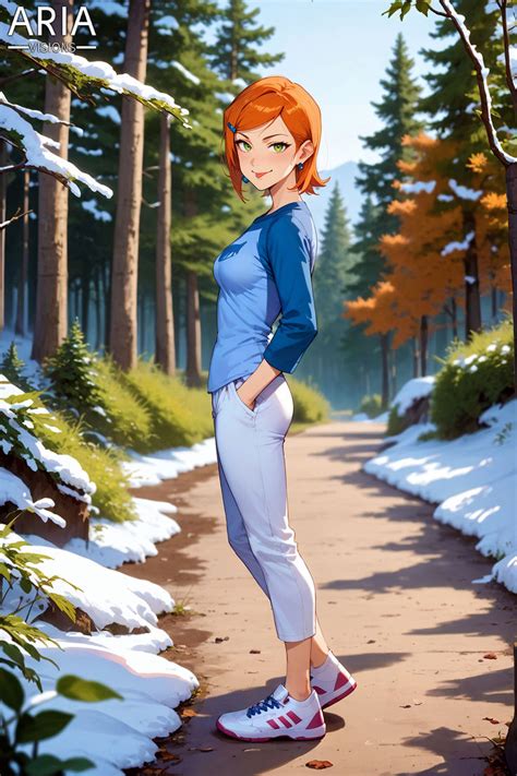 gwen tennyson adult ben  preview ariavisions ben   gwen