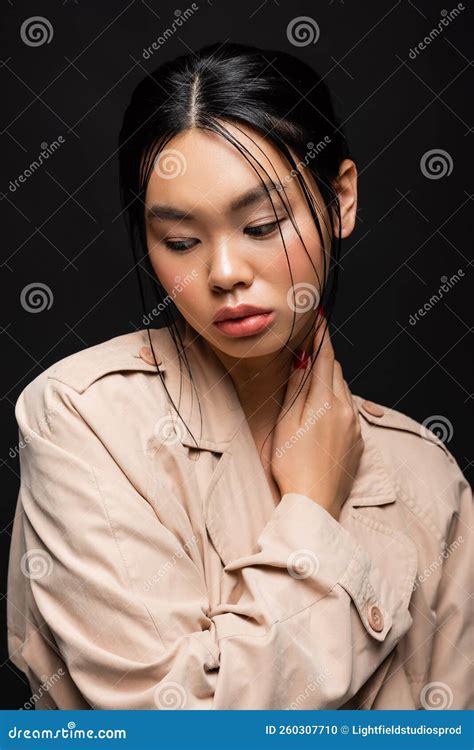 Portrait of Pretty Asian Model in Stock Photo - Image of season