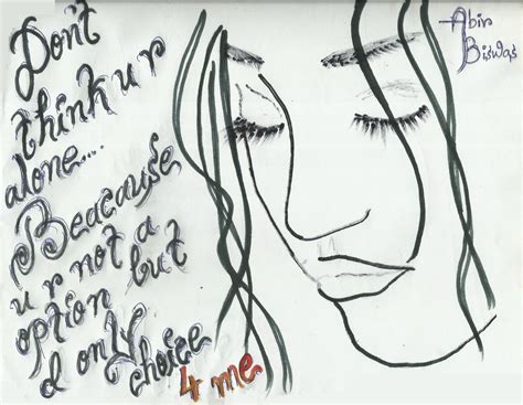 Pencil Sketch Of A Sad Girl - Desi Painters