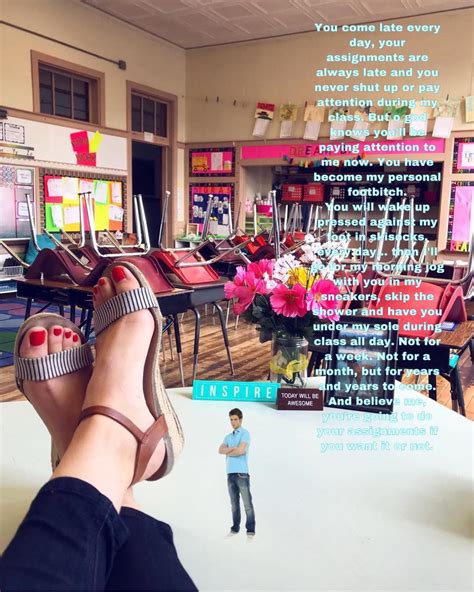 Evil teacher's footslave by Meesterkluitje on DeviantArt