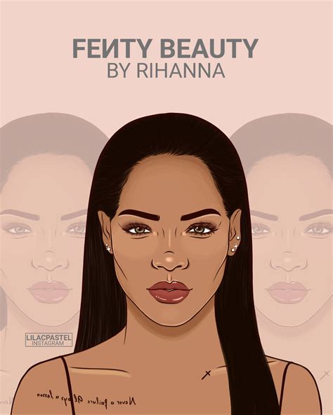 Download Fenty By Rihanna Digital Illustration Wallpaper | Wallpapers.com