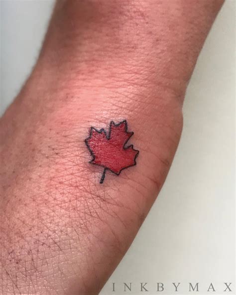 maple leaves tattoo 6