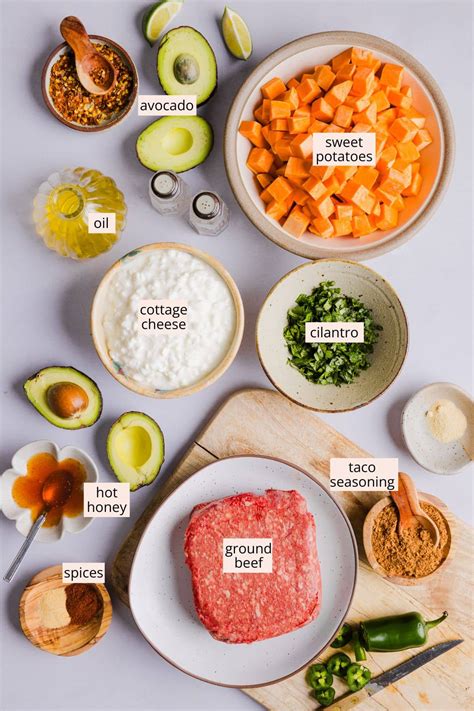 Viral Cottage Cheese Beef Sweet Potato Bowl - The Balanced Nutritionist