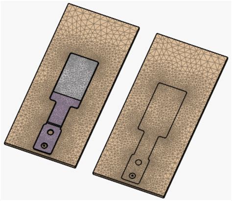 schematic showing  mesh    finite element analysis