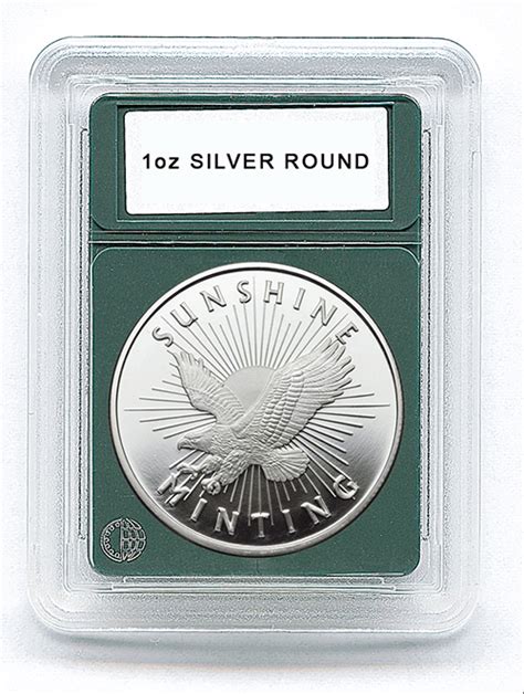 Coin World Premier Coin Holders -- 39 mm -- 1 oz Silver Rounds