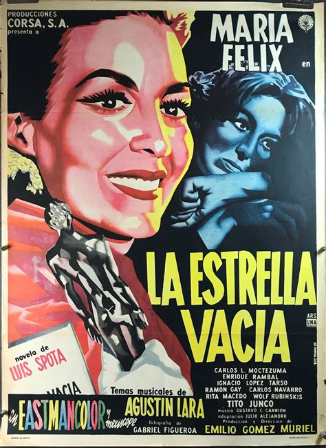 LA ESTRELLA VACIA, An Original Maria Felix Vintage Mexican Movie Poster