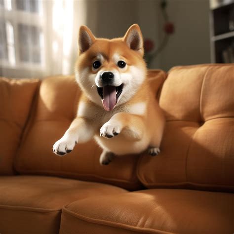 premium photo   cute shiba dog