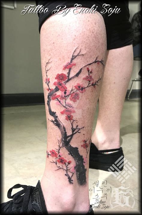 Sakura Cherry Blossom Tree Tattoo by Enoki Soju by https://enokisoju ...