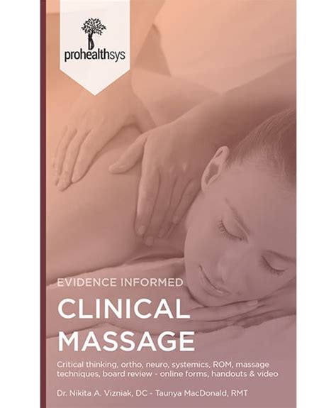 Introducing the Clinical Massage Therapy Manual - Prohealthsys