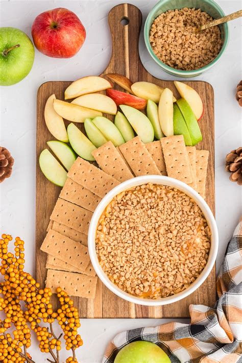 caramel apple dip  cream cheese shes  cookin