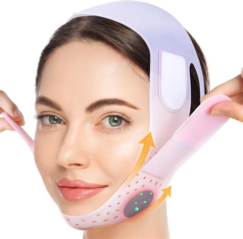 Amazon.com: JUSRON V-Line Mask Chin Up Mask Face Strap, Soft Silicone