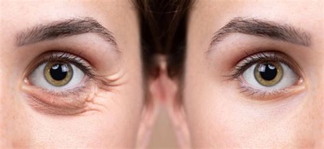 Bolsa Nos Olhos Cirurgia Antes E Depois - Antes e depois de bolsas e rugas nos olhos, removendo a comparação ...