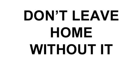 dont leave home