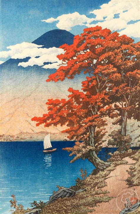 Japanese Art Print, Hasui Vintage Print, Ukiyo-e Art Print, Woodblock