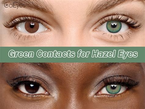 Green Contacts for Hazel Eyes