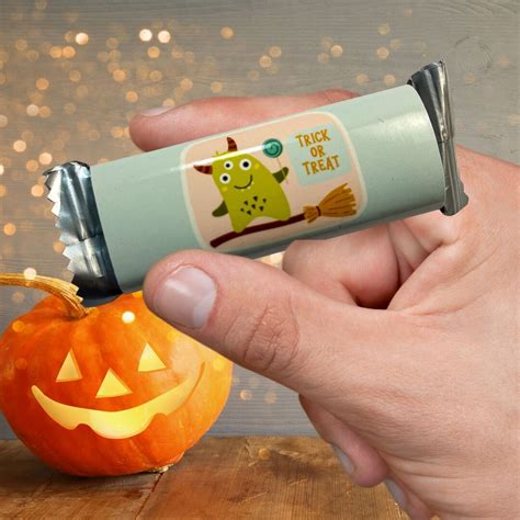 Halloween Candy Wrappers, Printable Candy Labels, Halloween Party Favor ...