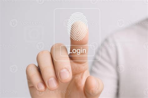 Fingerprint Biometric Scan for Authentication and Identification on a