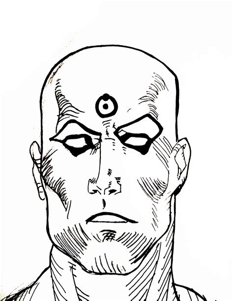 how to draw doctor manhattan