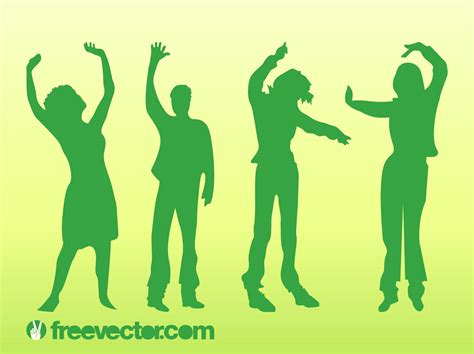 dancing vector people vector art graphics freevectorcom