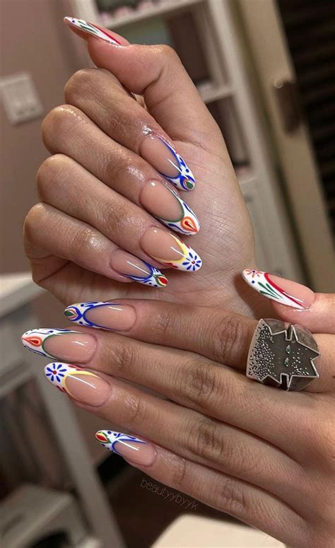 20 Celebrate Summer with Fiesta-inspired Nail Art Designs : Fiesta ...