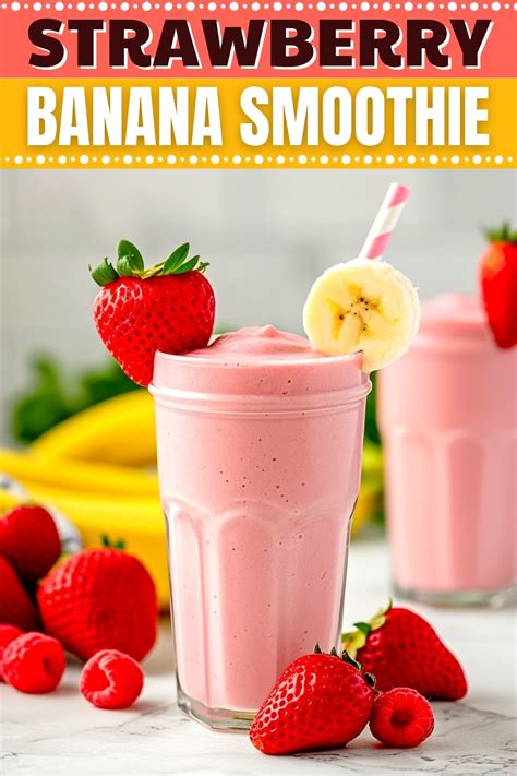 fruit smoothie recipes strawberry banana