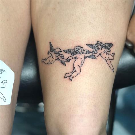 tiny angel tattoo ideas  eugene mash blog