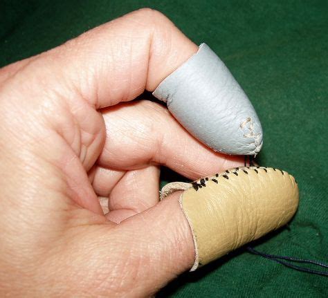 2 Amazing Handmade Leather Thimbles (Set of 2 thimbles SAME COLOR/SIZE ...