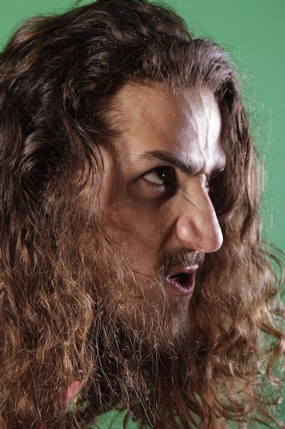 premium photo close   angry man