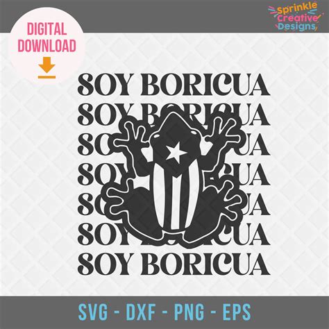 Boricua Svg Soy Boricua Svg Puerto Rican Svg Spanish Svg - Etsy