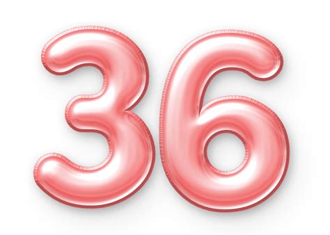numero globo rosado  png