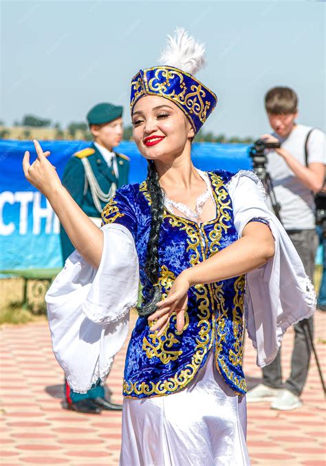 Premium Photo | Girls in national Kazakh clothes