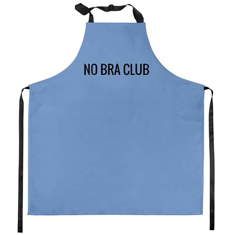 Braless Titty Freedom Feminist Free The Nips No Bra Club Kitchen Aprons