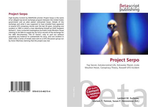 Project Serpo, 978-613-0-46215-4, 6130462158 ,9786130462154