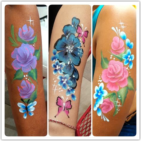 Face Painting Flowers, Adult Face Painting, Arm Painting, Face Painting ...