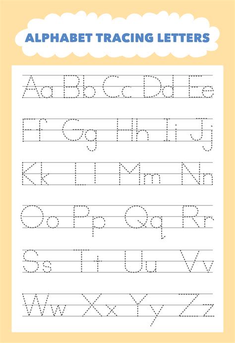 kids tracing page    printables printablee