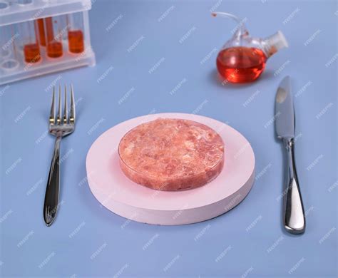 Premium Photo | Cultivated steak meat from the plant stem cell new food