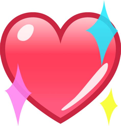 "sparkling heart" Emoji - Download for free – Iconduck