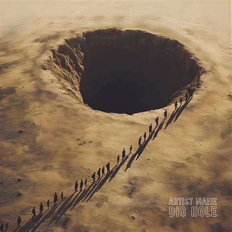 dig hole album cover art design coverartworks