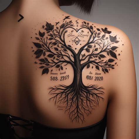 meaningful family tree tattoo ideas symbolisms unveiled family