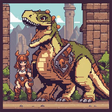 Barbarian and her pet by RobinMei on DeviantArt