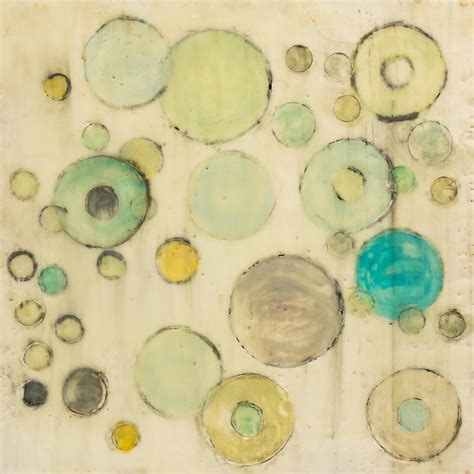 At Auction: Valerie Kay Dumas Abstract Encaustic on Board Painting