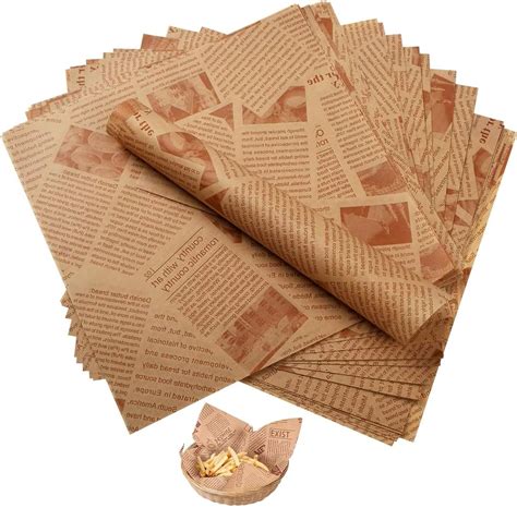 makenlug  pcs greaseproof paper sheets greaseproof paper food