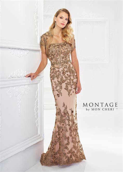 Montage by Mon Cheri 118961 Strapless Evening Dress with Shrug